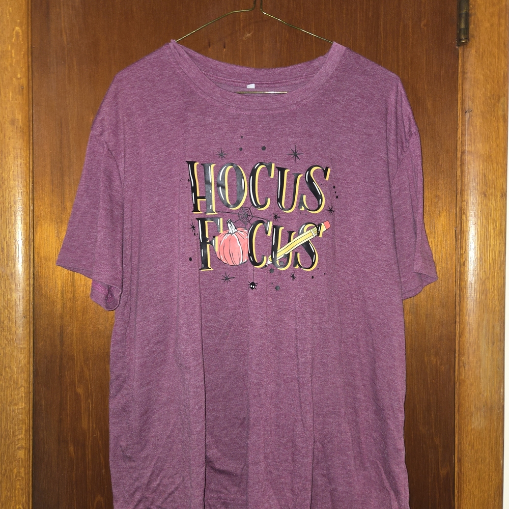 Hocus Focus Graphic Tee - Mauve Purple
